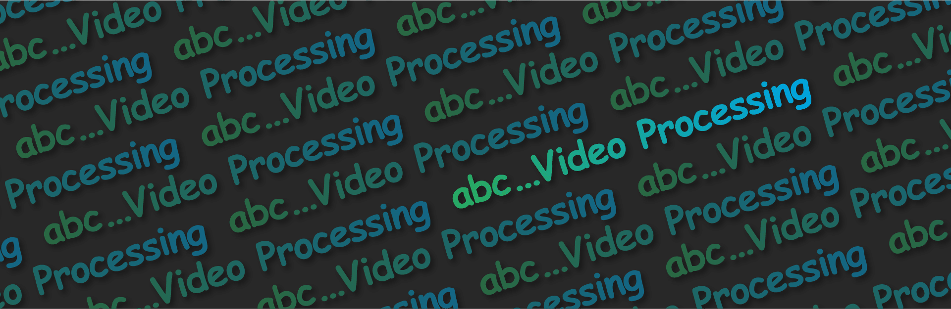 the glossary of video processing