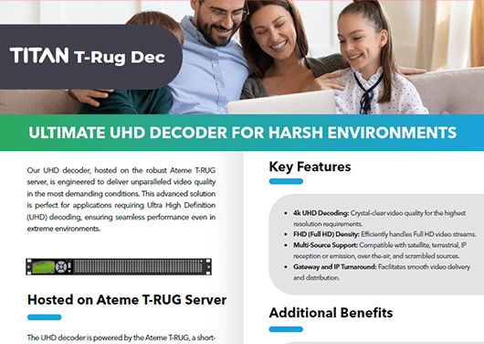 ateme datasheet titan trug dec