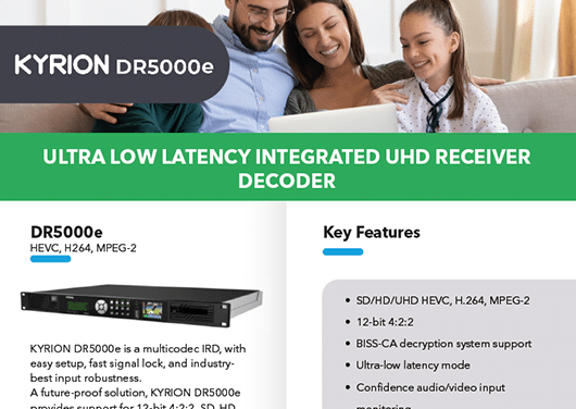 Ateme KYRION DR5000e datasheet