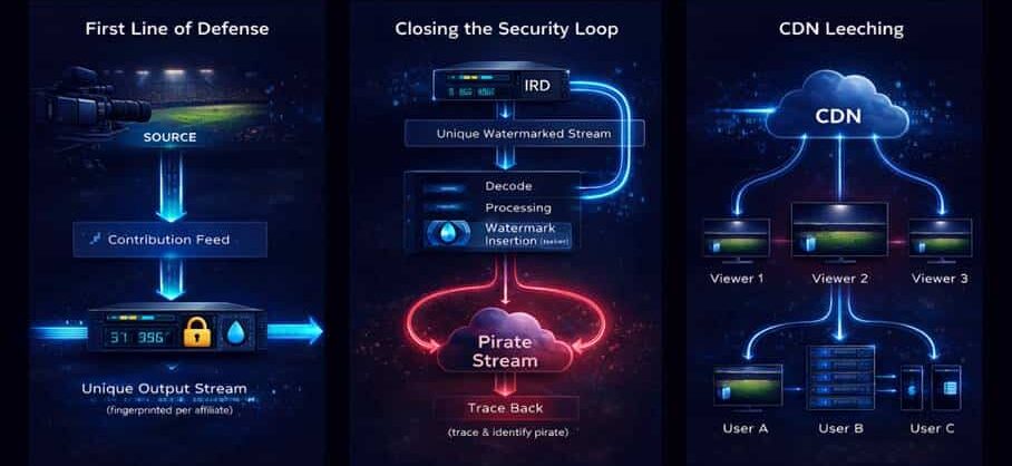 Protecting OTT Contribution and CDN Distribution